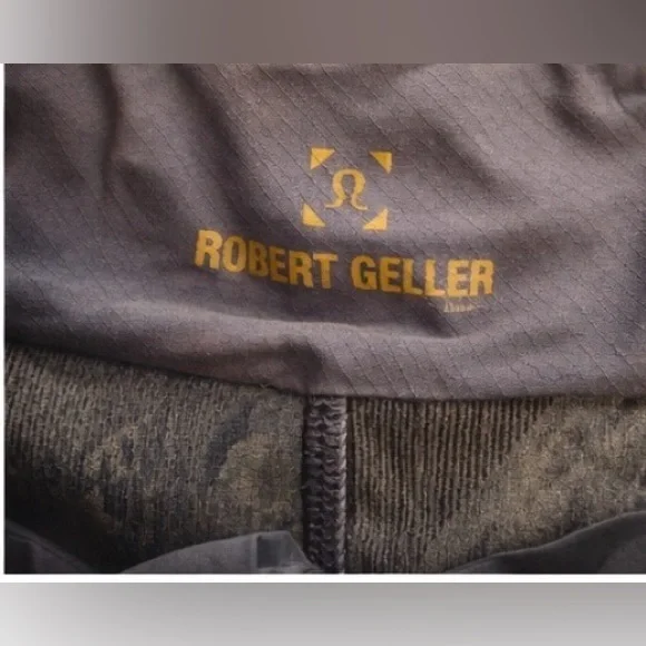 Lululemon Robert Geller Jogger Pants Mens M Gray Camo Techwear Commute - Picture 7 of 8
